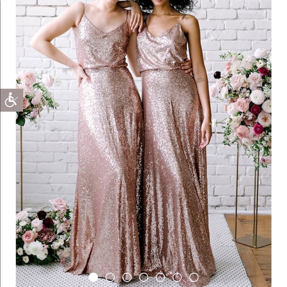 burgundy sequin bridesmaid dresses